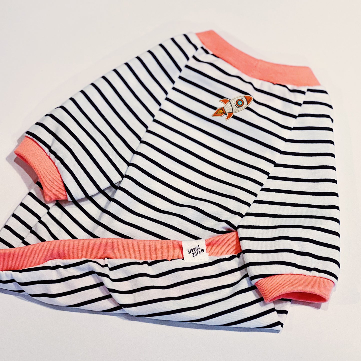 Basic MD 🚀 | Peach & Stripes | Basic Tee