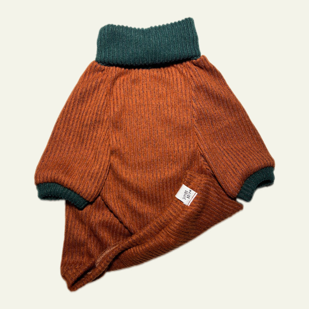 Clean Look | Pumpkin + Forest Green