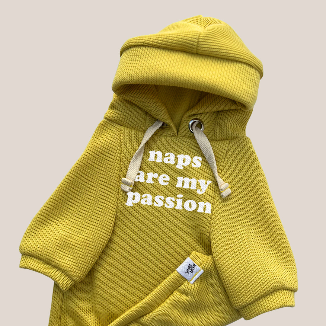 Naps are my passion | Knit Hoodie