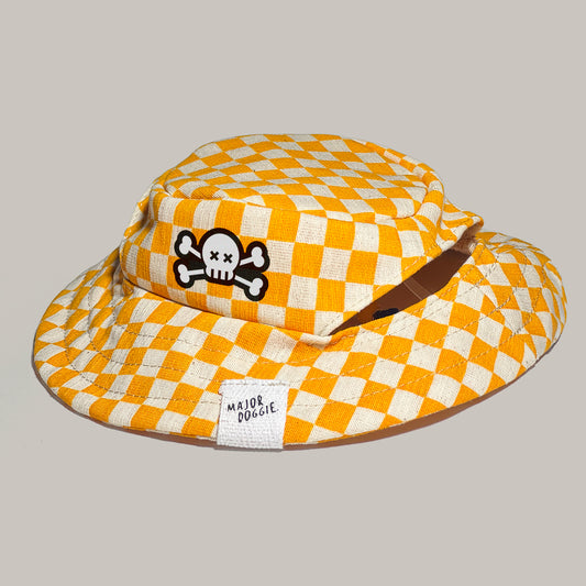 ☠️ Checkerboard Bucket Hat