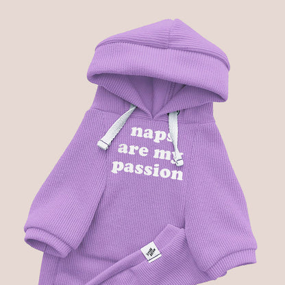 Naps are my passion | Knit Hoodie