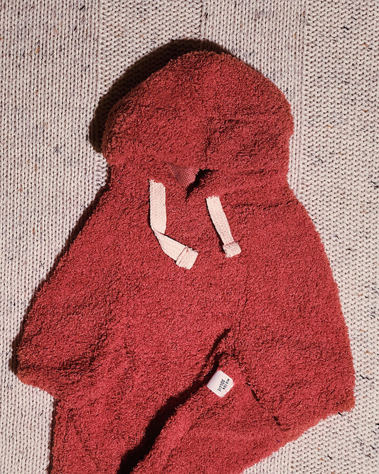 Old Pink | Soft Teddy Hoodie