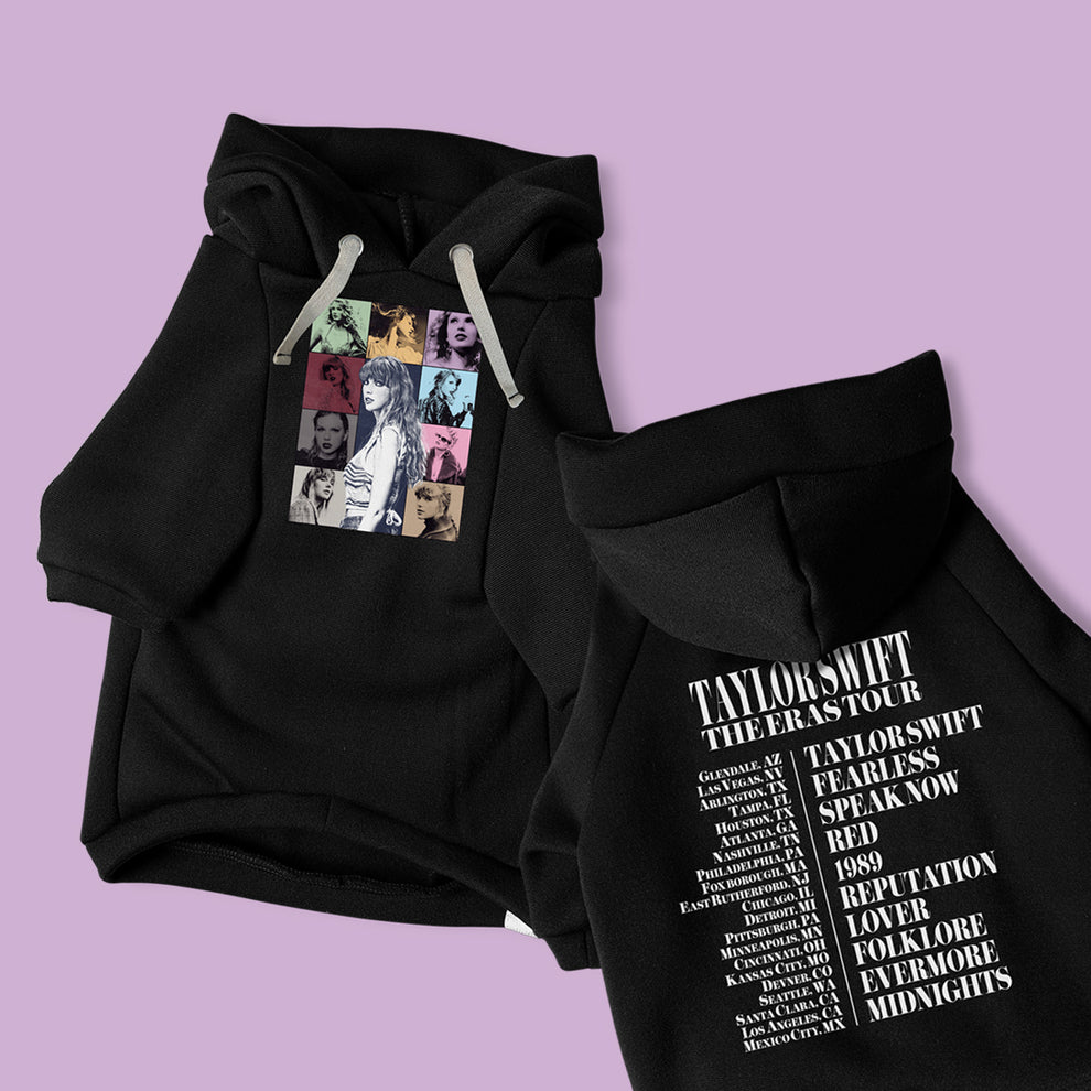 THE ERAS TOUR | BLACK HOODIE – majordoggie