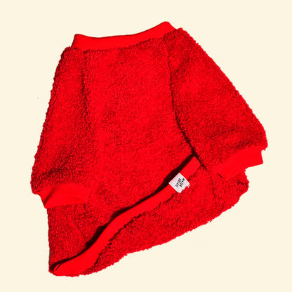 Red | Soft Teddy Sweater/Hoodie
