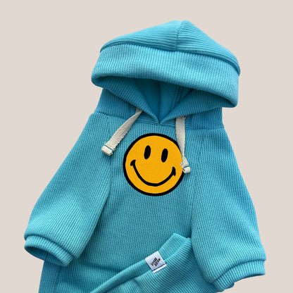 Happy Face | Knit Hoodie