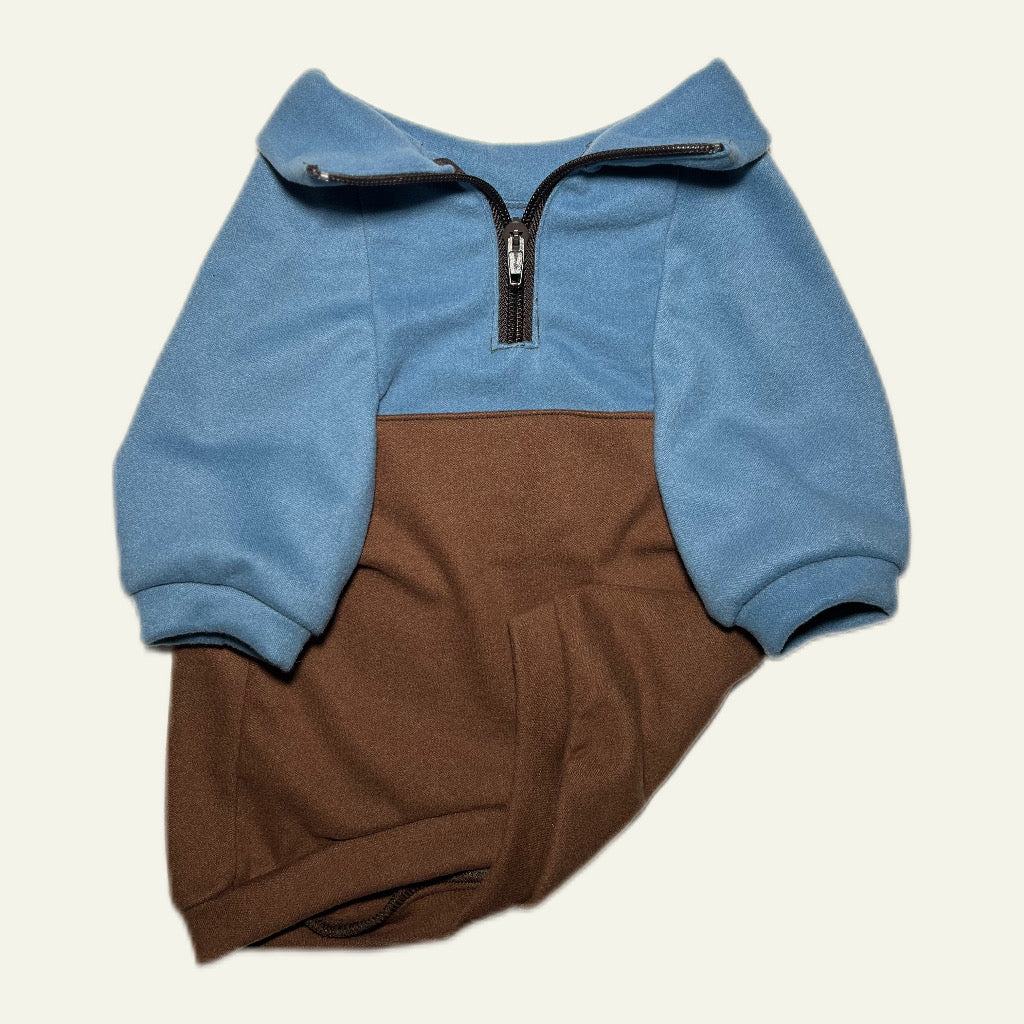 Clean Look | Mix Half-Zip Sweater