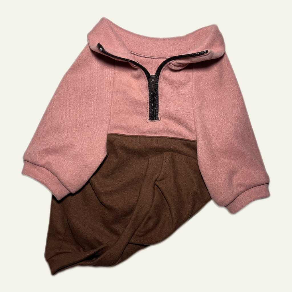 Clean Look | Mix Half-Zip Sweater
