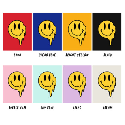 Melting Smiley Face | Basic Tee