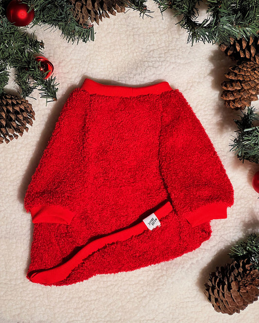 Red Teddy Sweater
