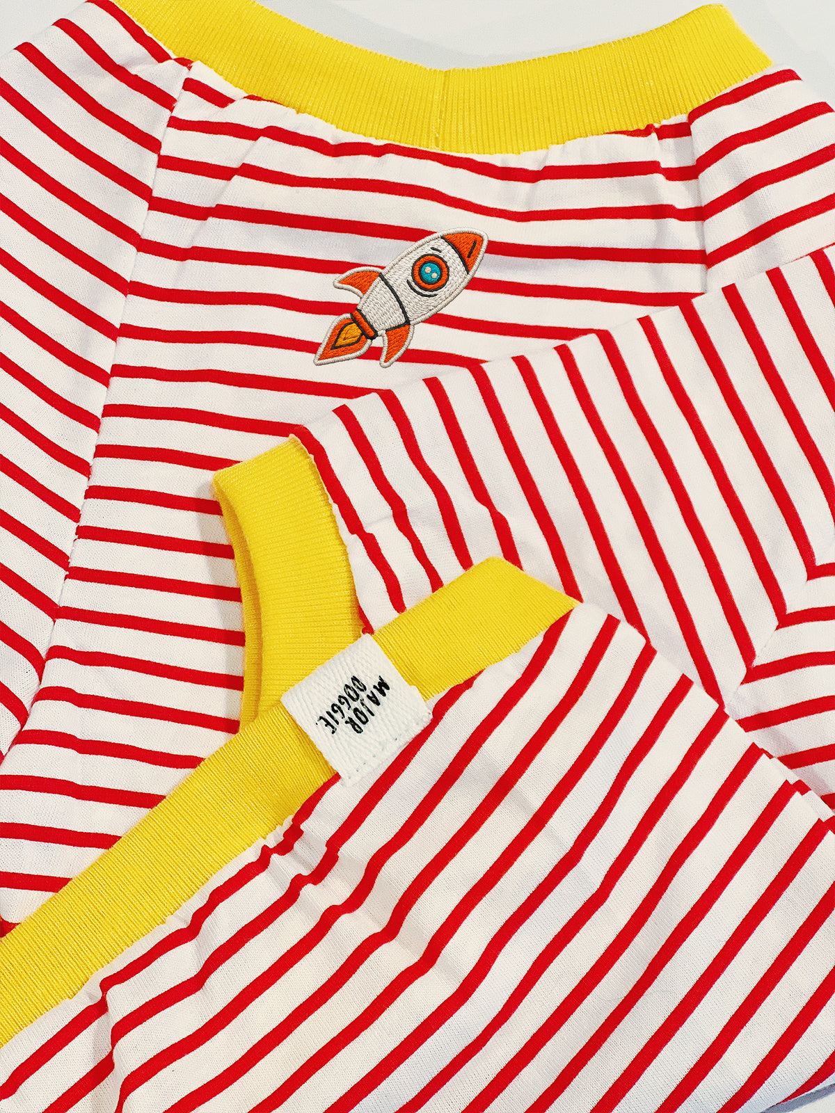 Basic MD 🚀 | Strawberry Lemon & Stripes | Basic Tee – majordoggie
