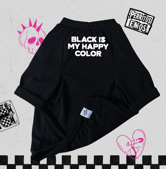 Black is mi happy color | Basic Tee