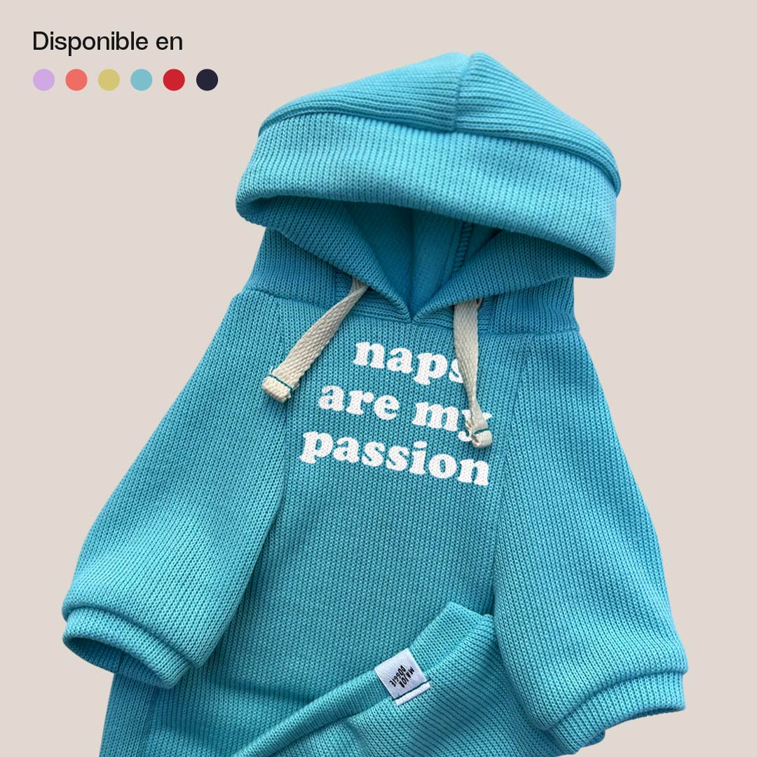 Naps are my passion | Knit Hoodie
