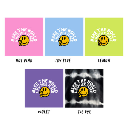 Make the world a happier place | Lightweight Tee