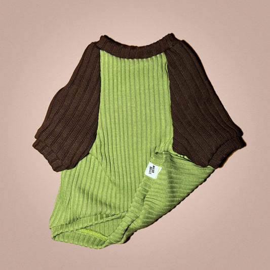 Clean Look | Matcha Coffee Knit Sweater 🧶