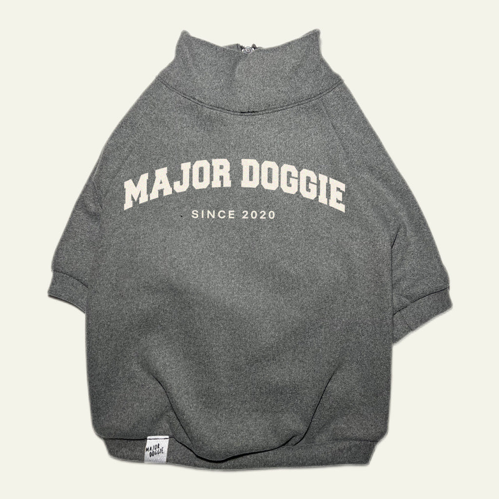 Major Doggie | Half-Zip Sweater