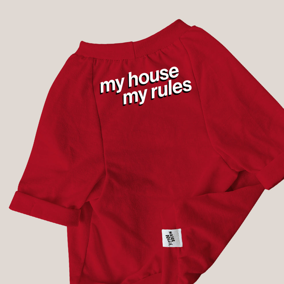 My house my rules | Basic Tee – majordoggie