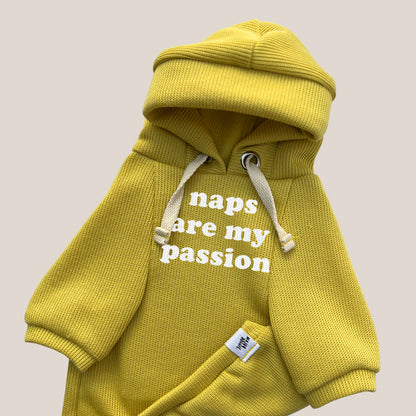 Naps are my passion | Knit Hoodie