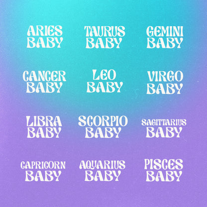 Zodiac Baby 🌛 | Lightweight Tee