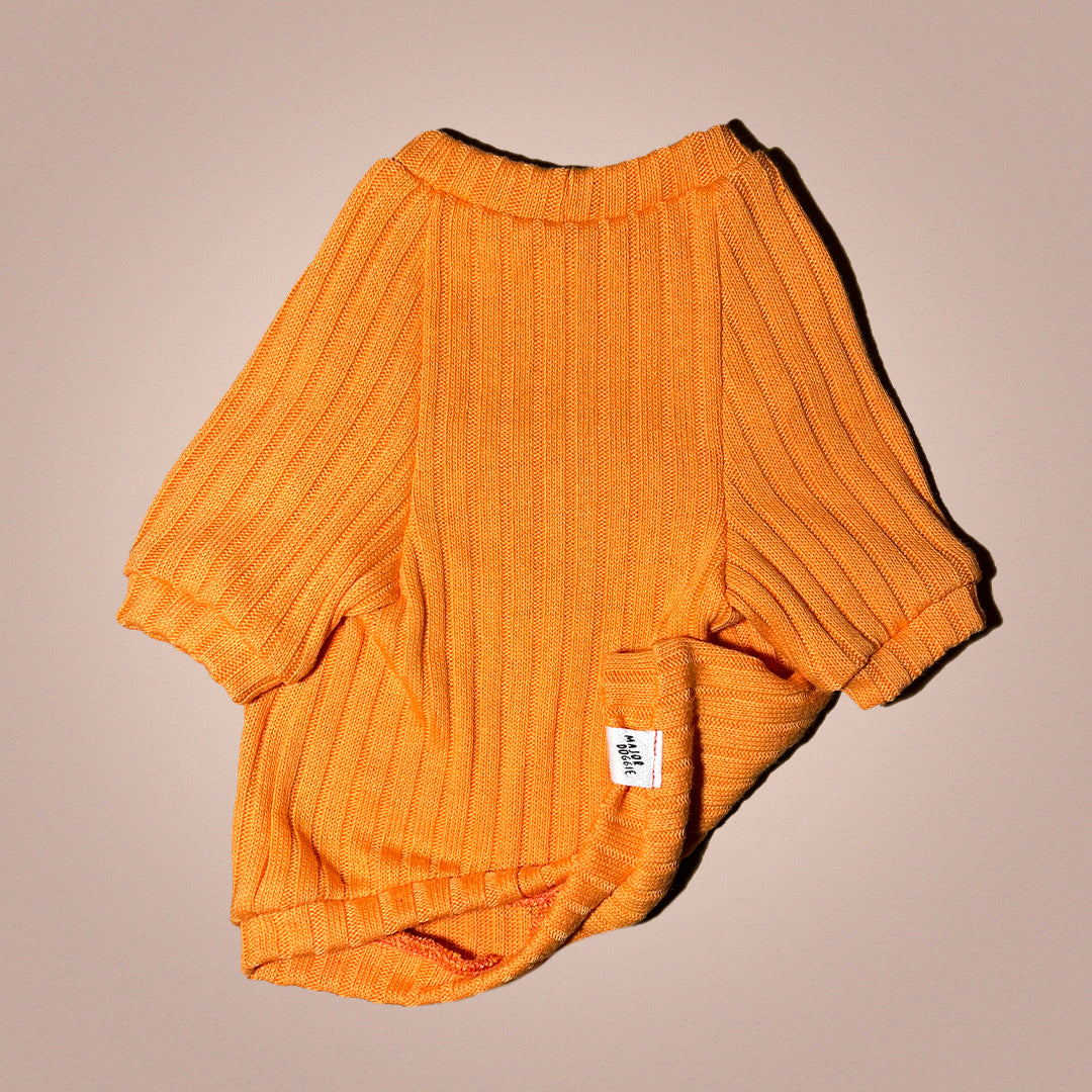 Clean Look | Pumpkin Spice Knit Sweater 🧶