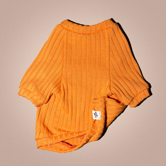 Clean Look | Pumpkin Spice Knit Sweater 🧶