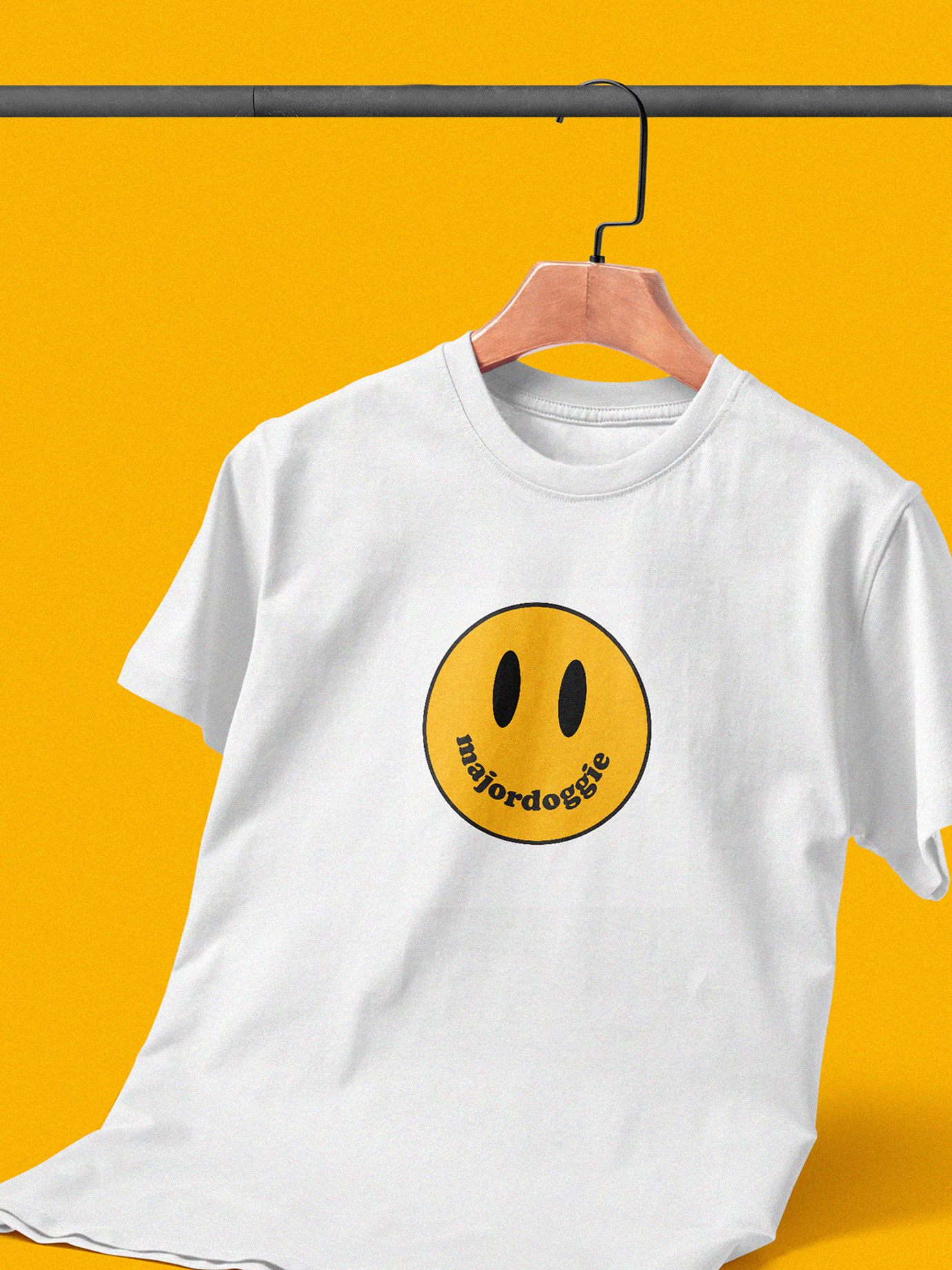 Happy Face MajorDoggie - Human Tee